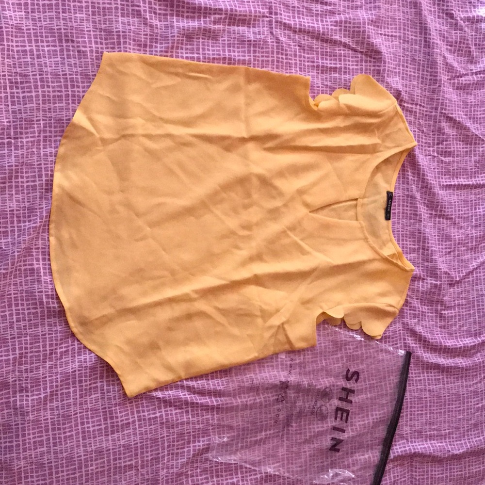Yellow blouse from WWW.SHEIN.COM